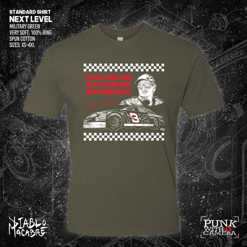 Two Of My Favorite Things Are My Steering Wheel And My Remington Rifle. - Diablo Macabre