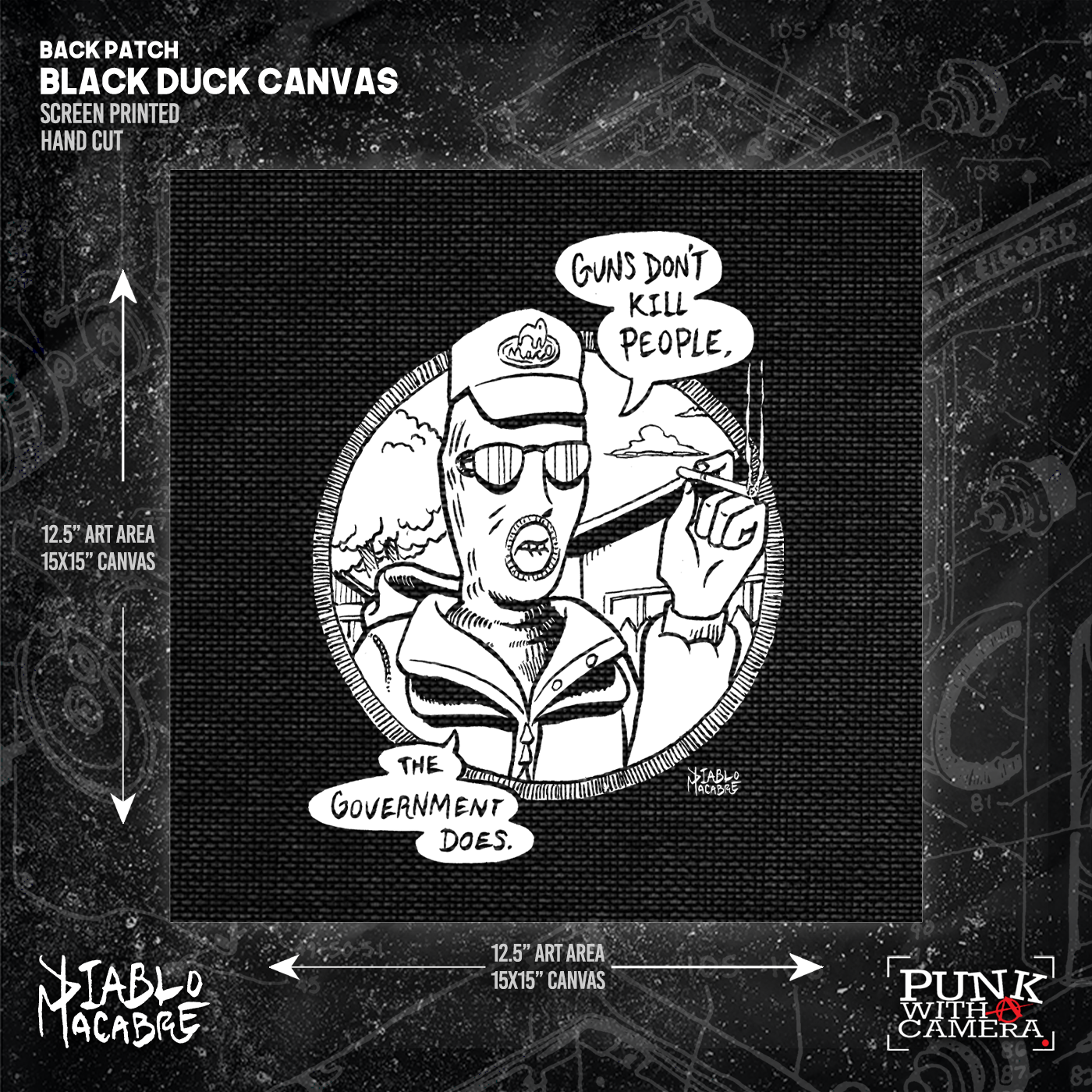 Guns Don't Kill People The Government Does - Backpatch