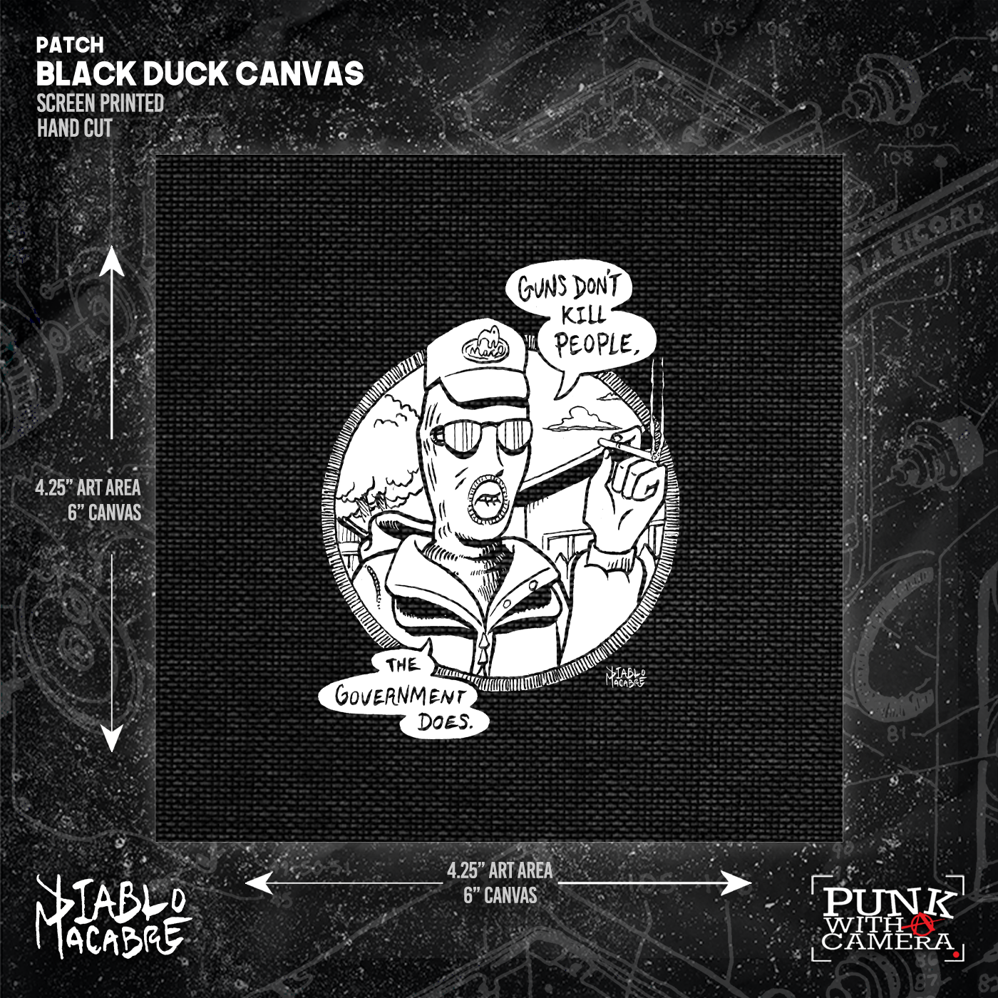 Guns Don't Kill People The Government Does - Patch (6x6)