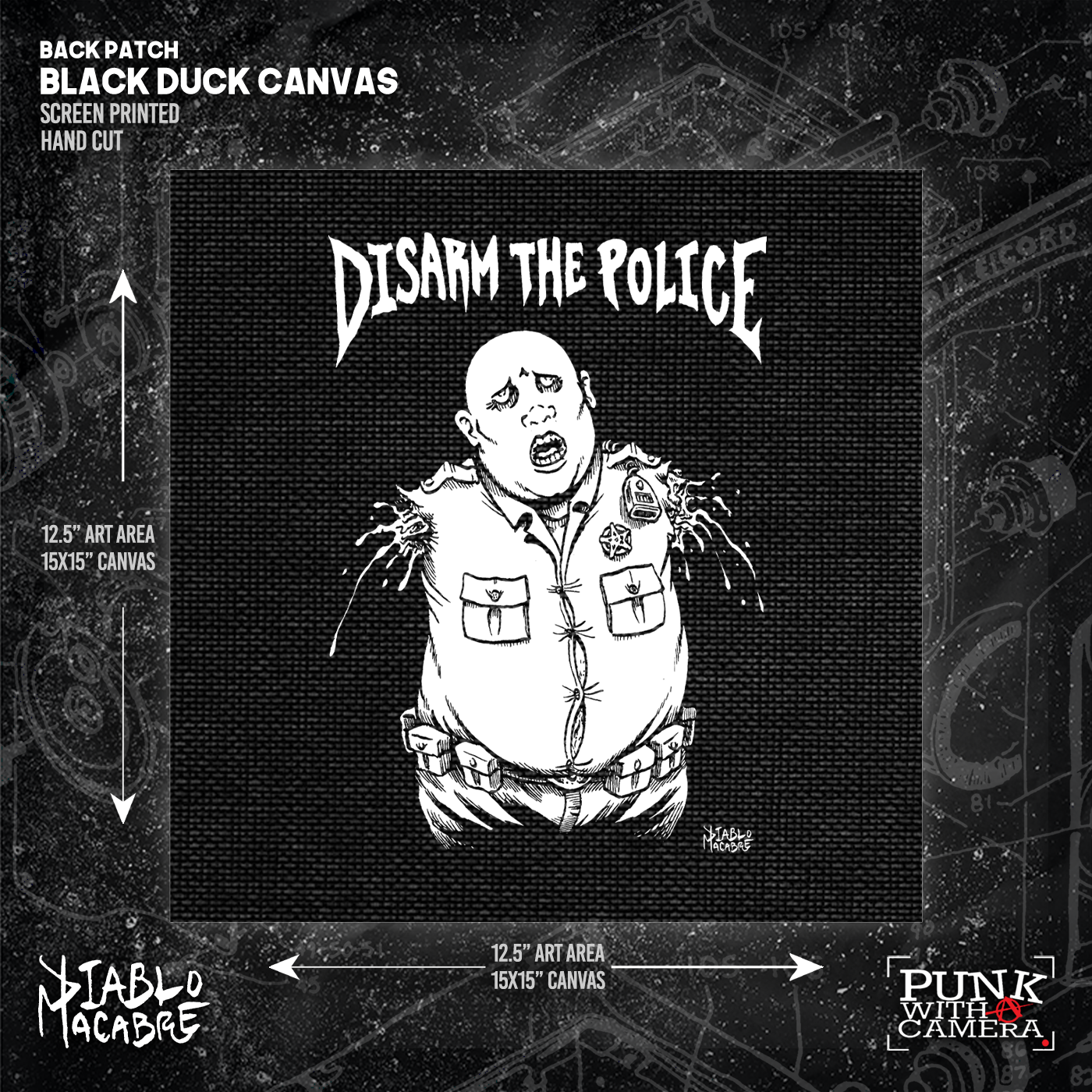 Disarm The Police - Backpatch