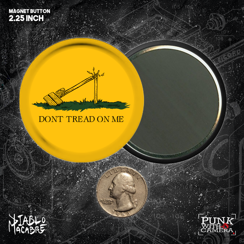 Don't Tread On Me - Invasive Camera - Buttons (1.5 & 2.25 Inch)