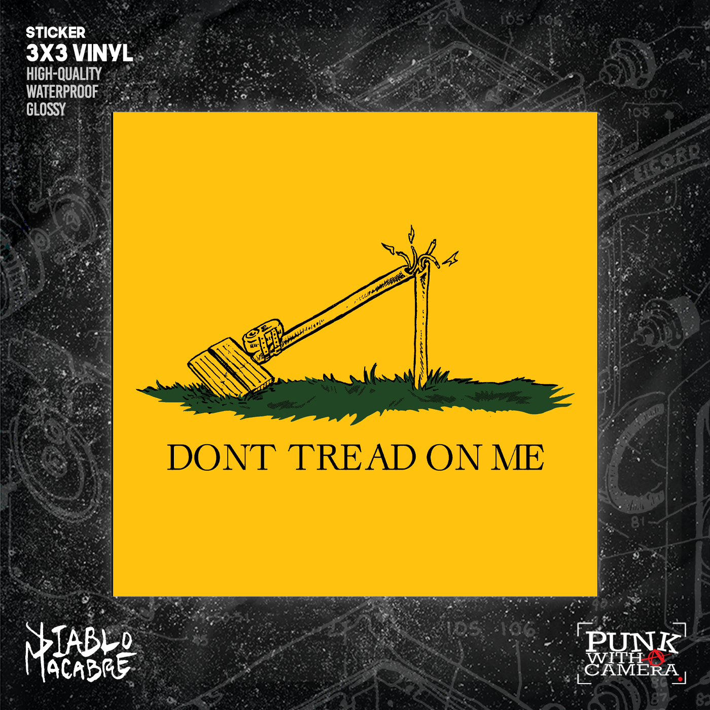 Don't Tread On Me - Sticker (3x3)