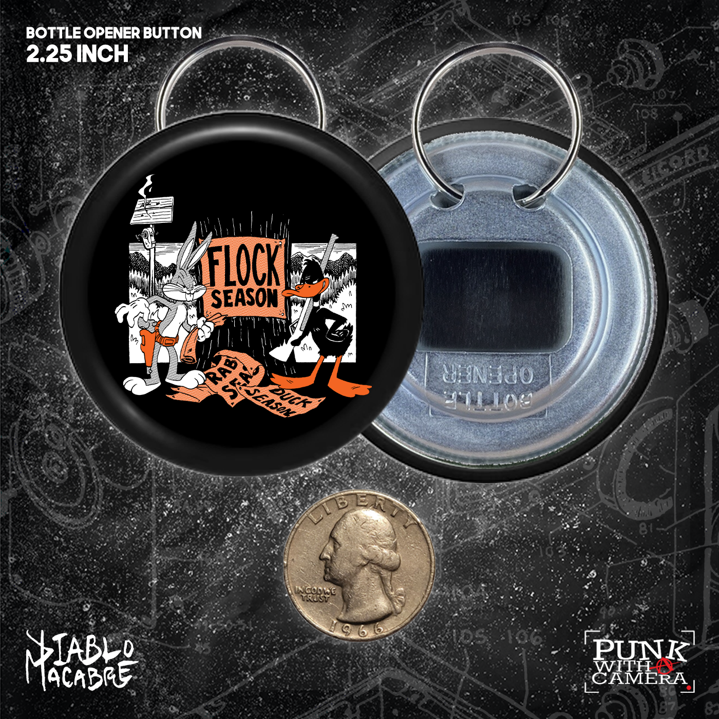Flock Season - Buttons (1.5 & 2.25 Inch)