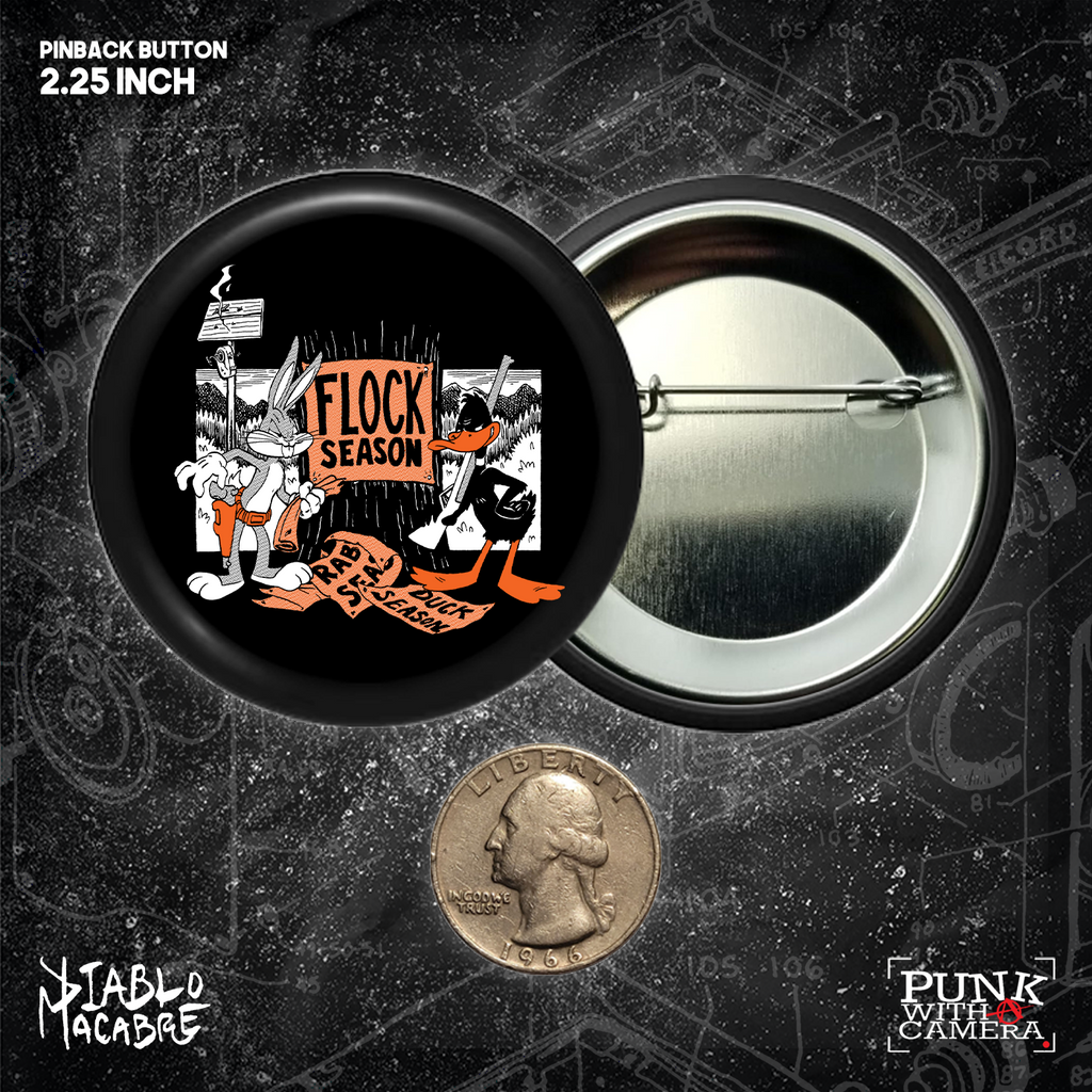 Flock Season - Buttons (1.5 & 2.25 Inch)