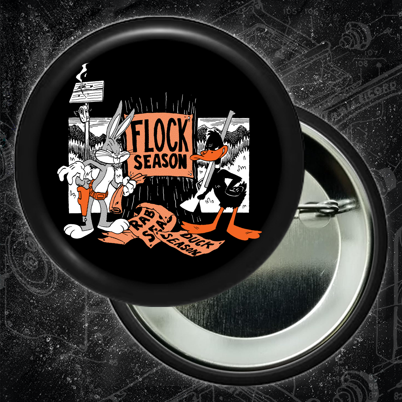 Flock Season - Buttons (1.5 & 2.25 Inch)