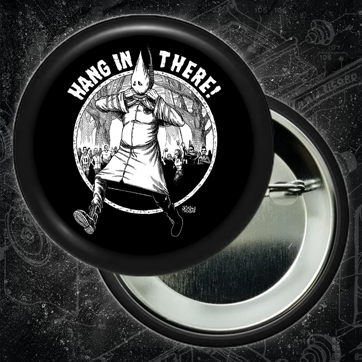 Hang In There - Buttons - Buttons (1, 1.25 1.5, & 2.25 Inch)