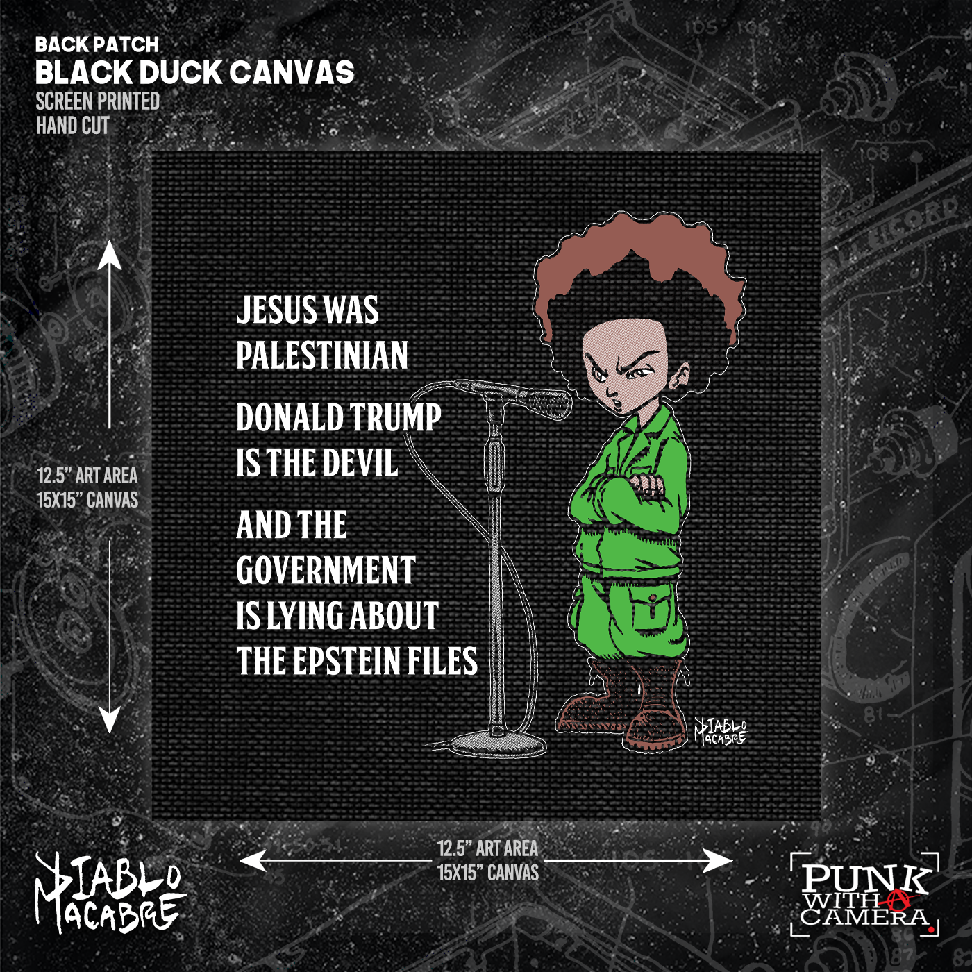 Jesus Was Palestinian - Backpatch