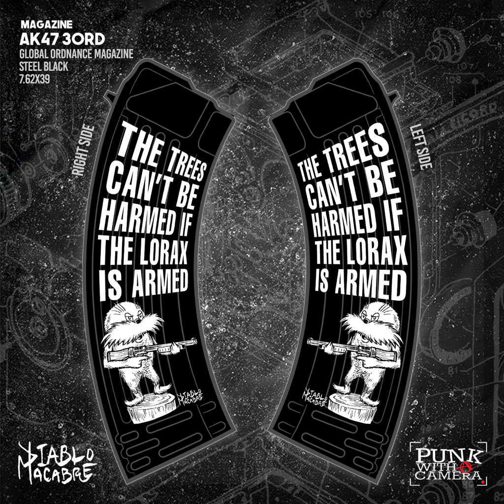 The Trees Cant Be Harmed If The Lorax Is Armed - Laser Engraved Mag