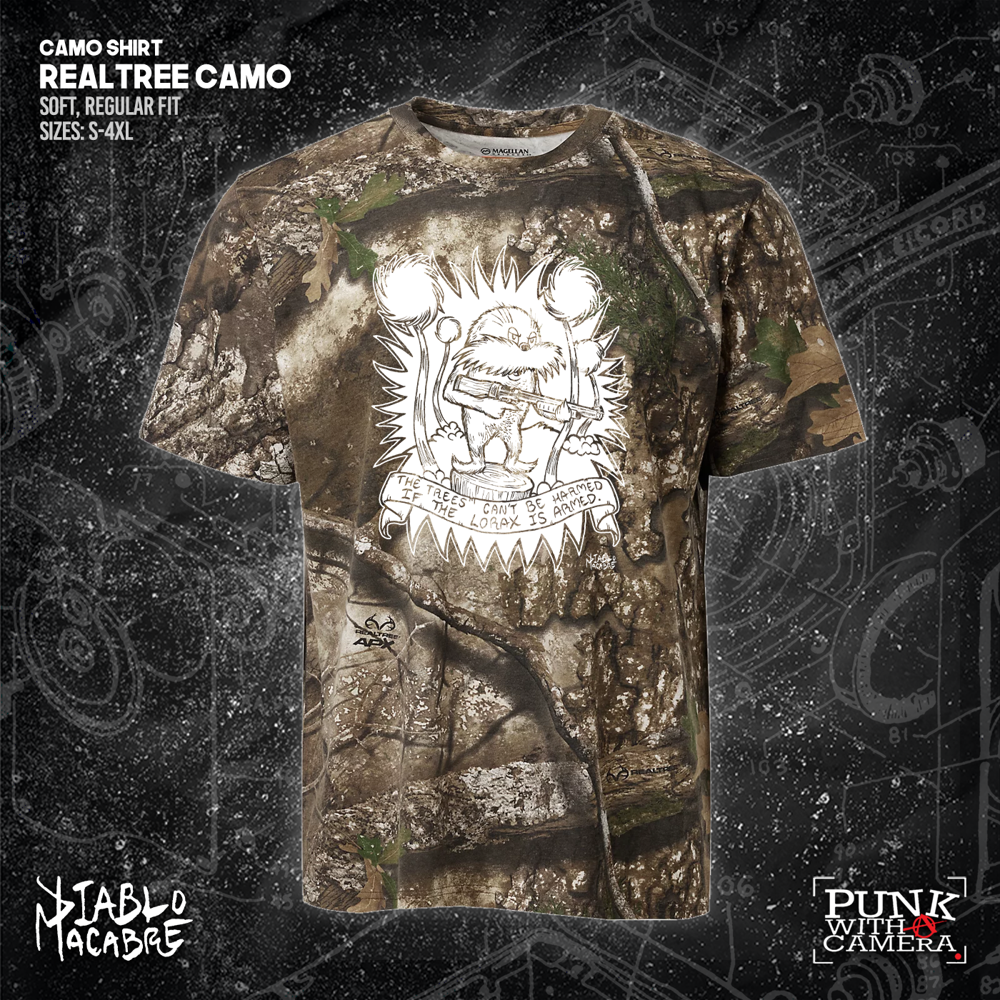 The Trees Can't Be Harmed If The Lorax Is Armed. - Diablo Macabre