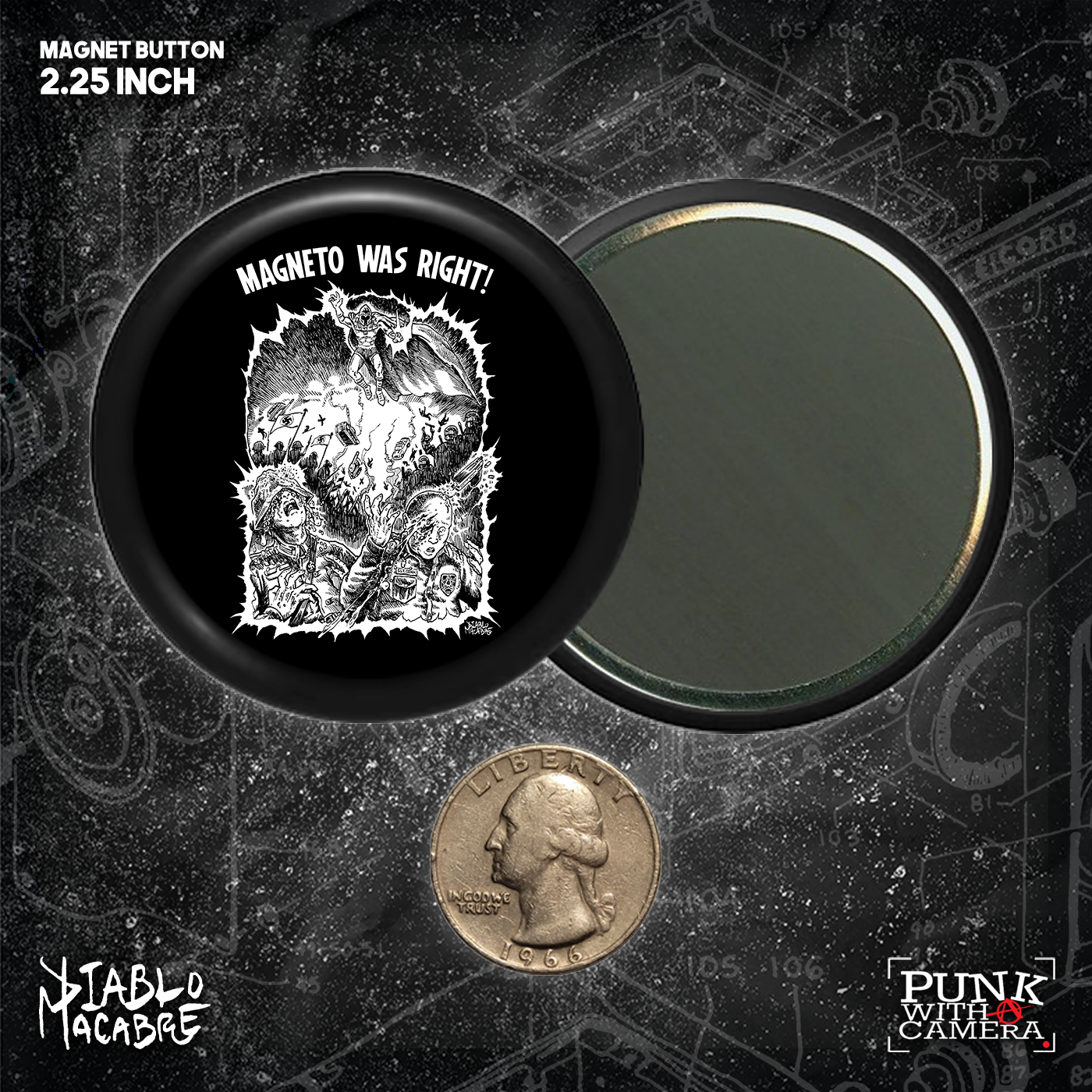 Magneto Was Right - Buttons (1.5 & 2.25 Inch)