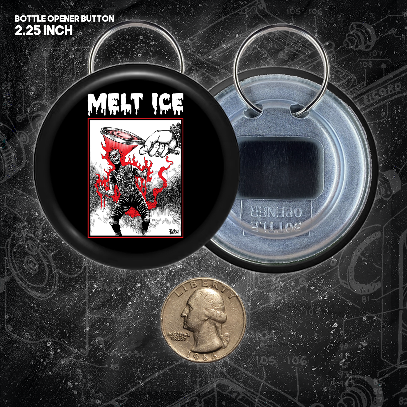 Melt ICE - Buttons 2.25 Inch