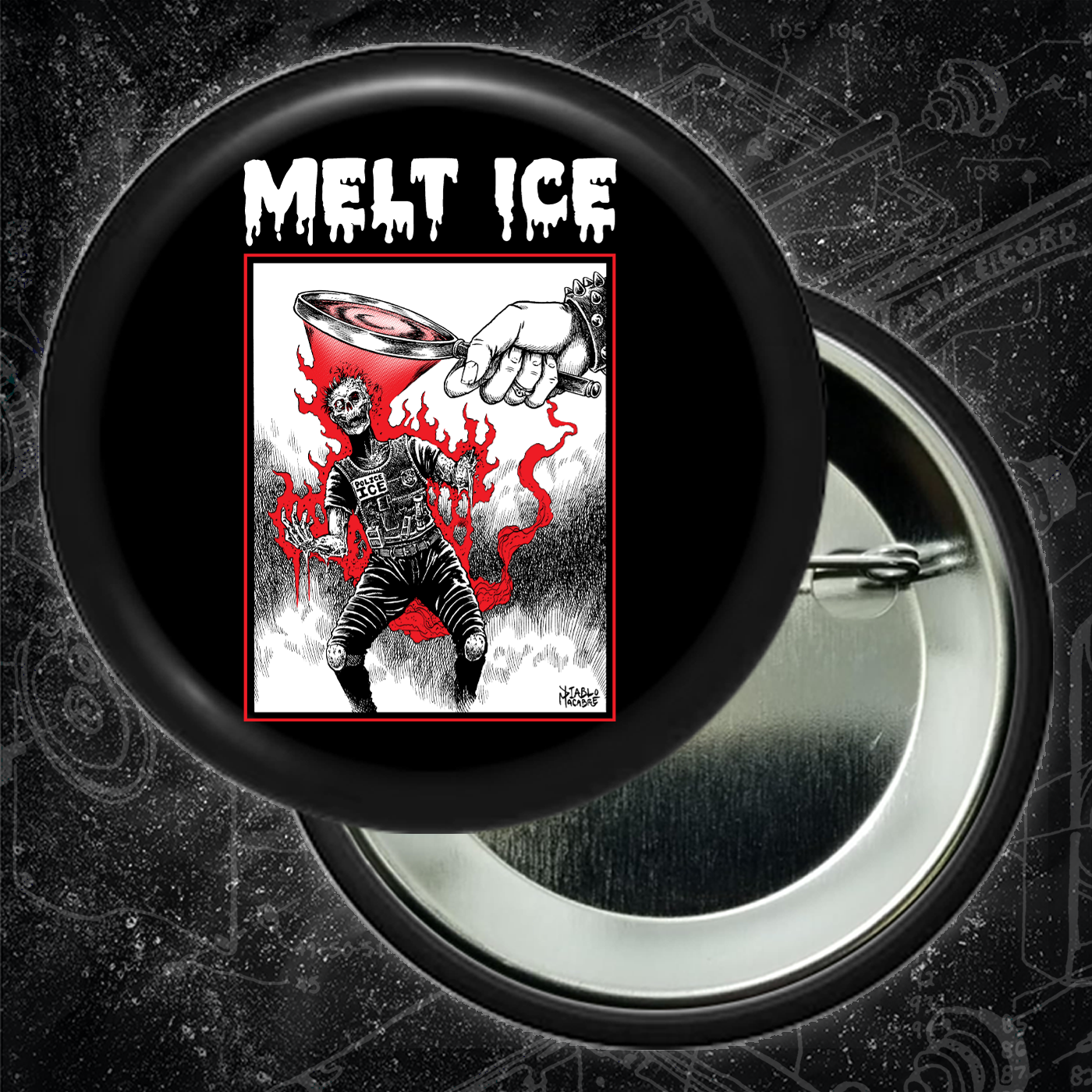 Melt ICE - Buttons 2.25 Inch
