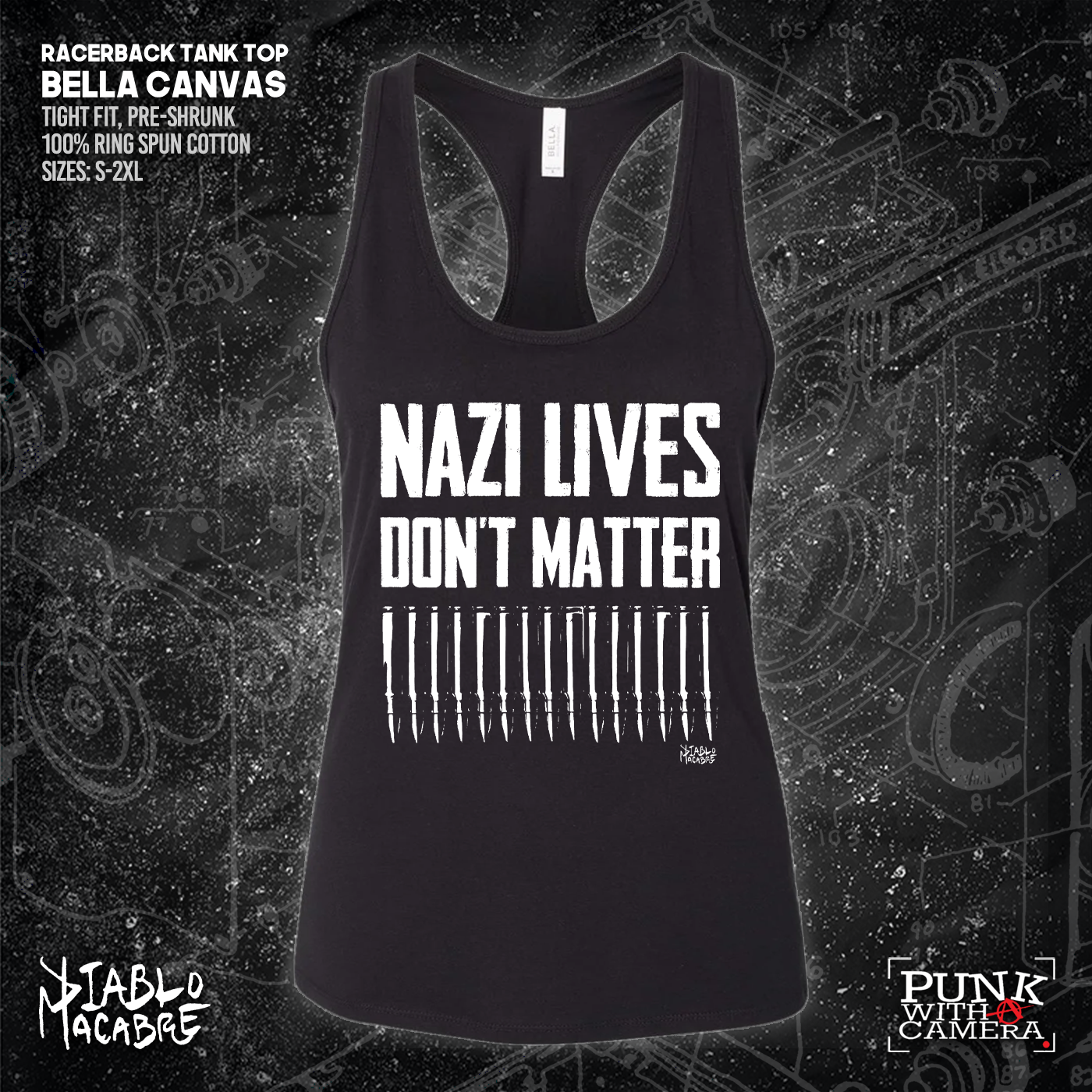 Nazi Lives Don't Matter - Bullets - Diablo Macabre