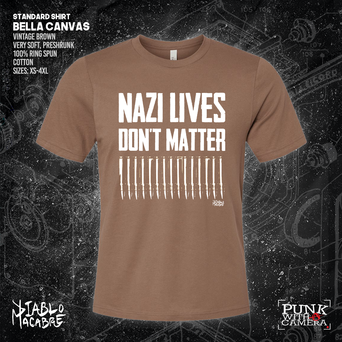 Nazi Lives Don't Matter - Bullets - Diablo Macabre