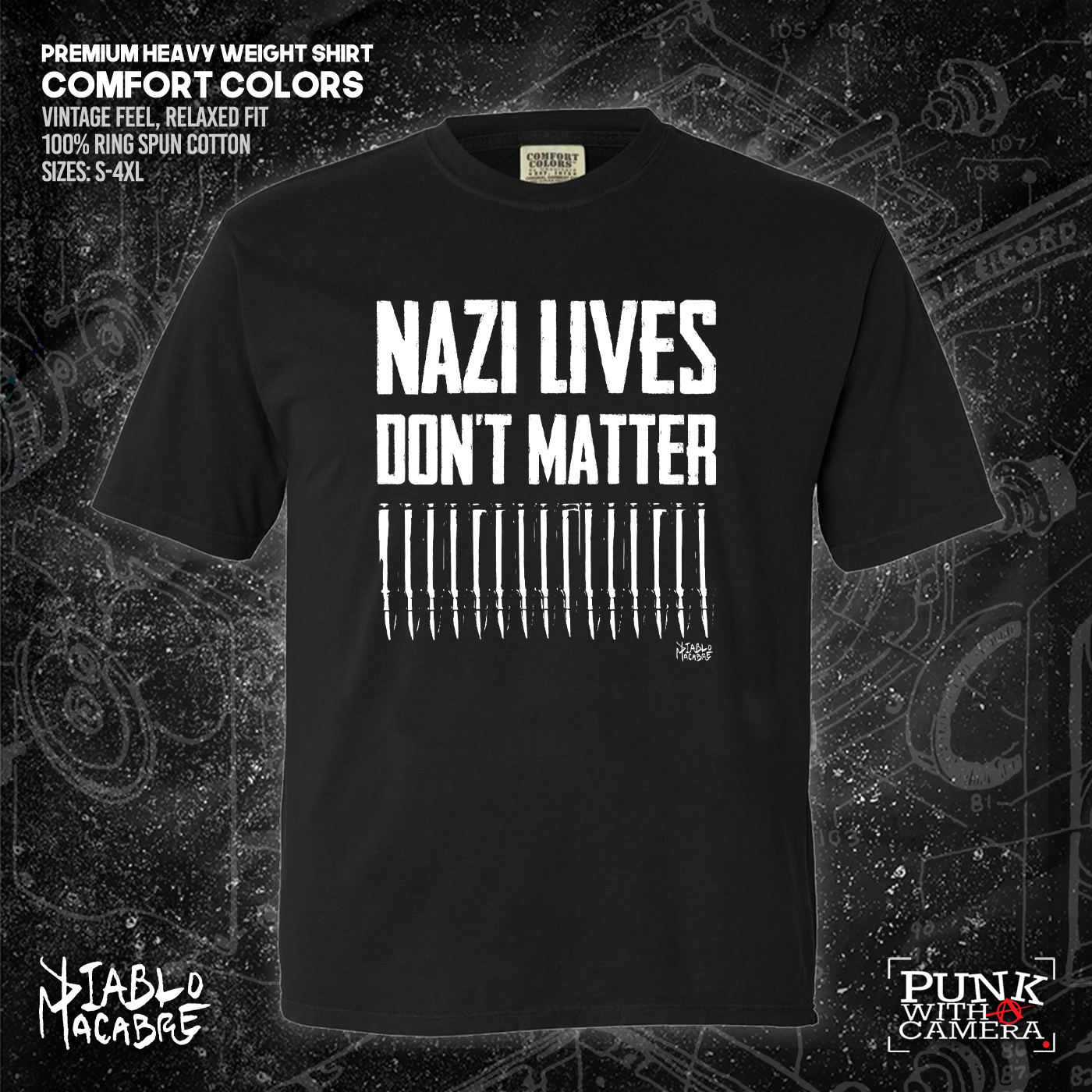 Nazi Lives Don't Matter - Bullets - Diablo Macabre