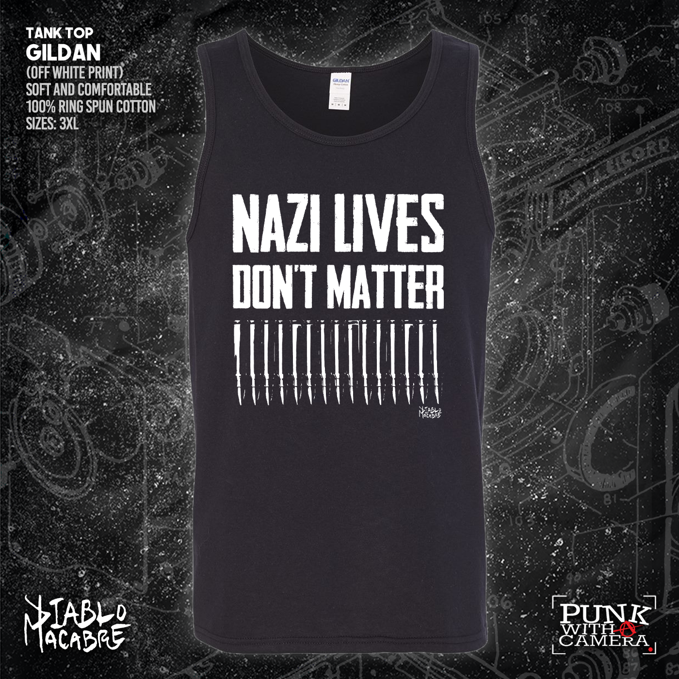 Nazi Lives Don't Matter - Bullets - Diablo Macabre