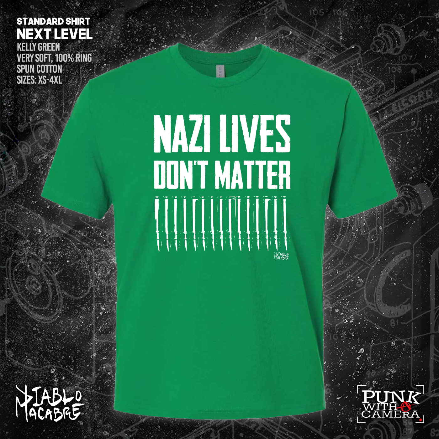 Nazi Lives Don't Matter - Bullets - Diablo Macabre