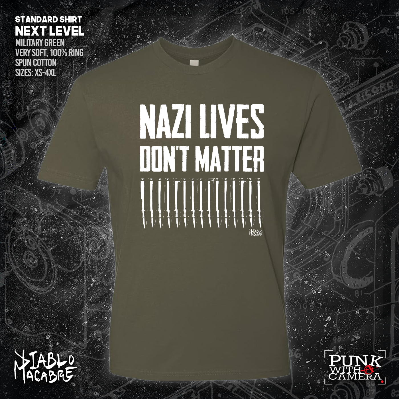 Nazi Lives Don't Matter - Bullets - Diablo Macabre