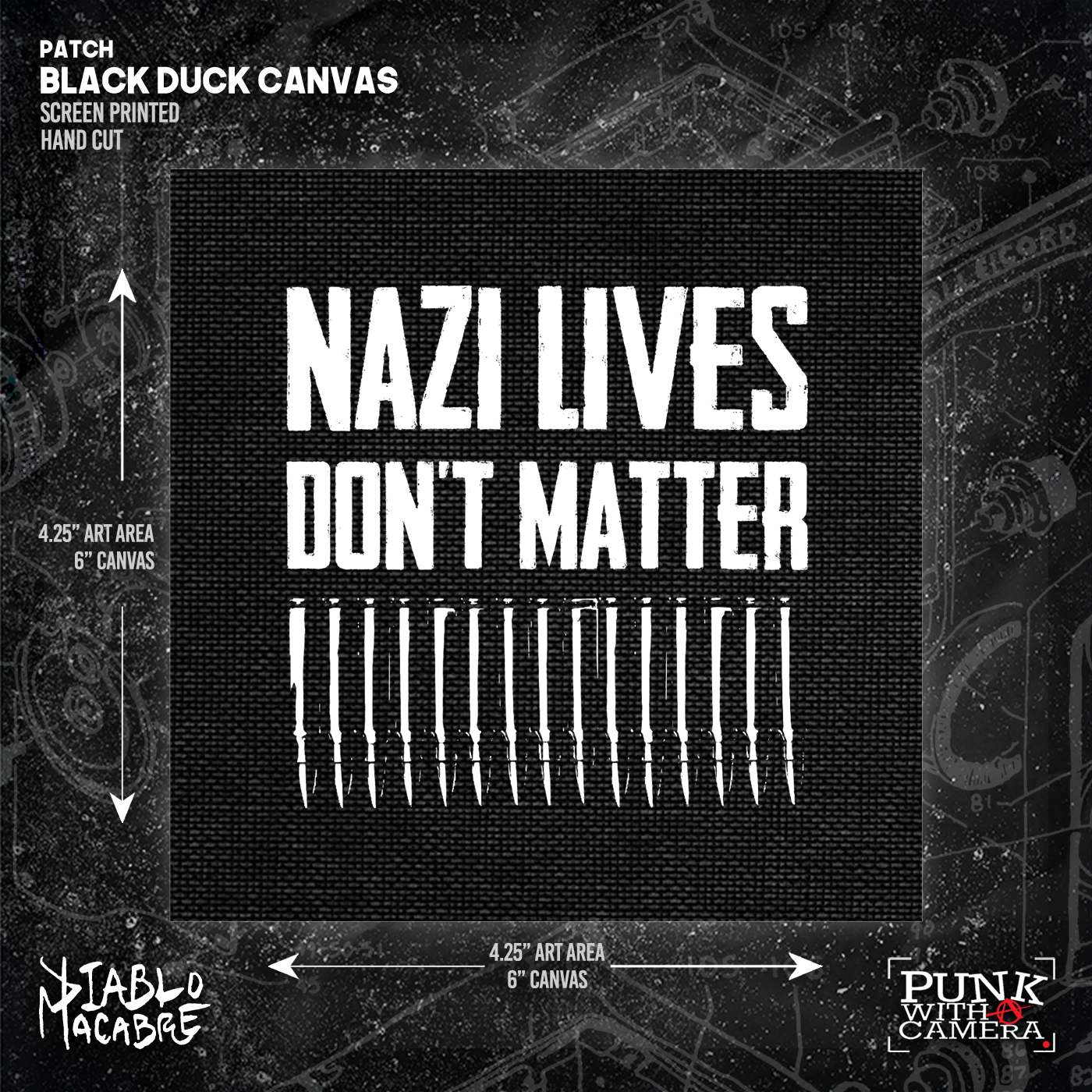 Nazi Lives Don't Matter Bullets - Patch (6x6) - Diablo Macabre