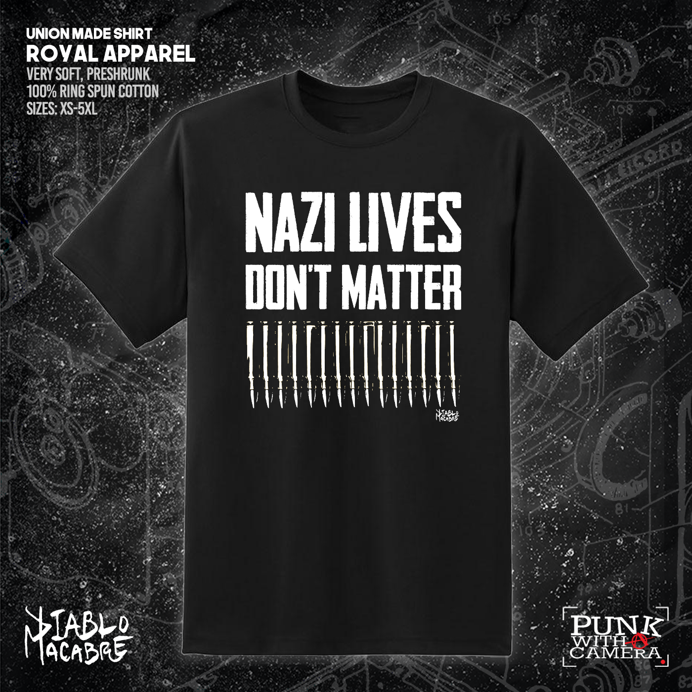 Nazi Lives Don't Matter - Bullets - Diablo Macabre