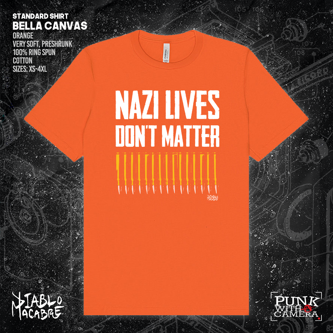 Nazi Lives Don't Matter - Bullets - Diablo Macabre