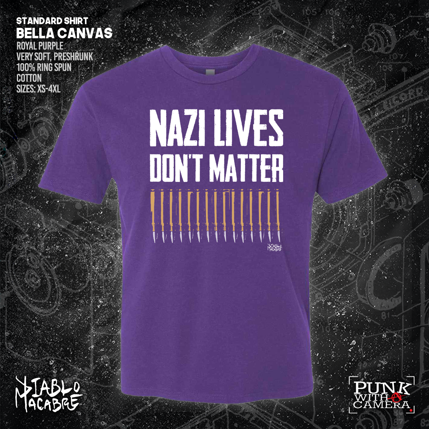 Nazi Lives Don't Matter - Bullets - Diablo Macabre