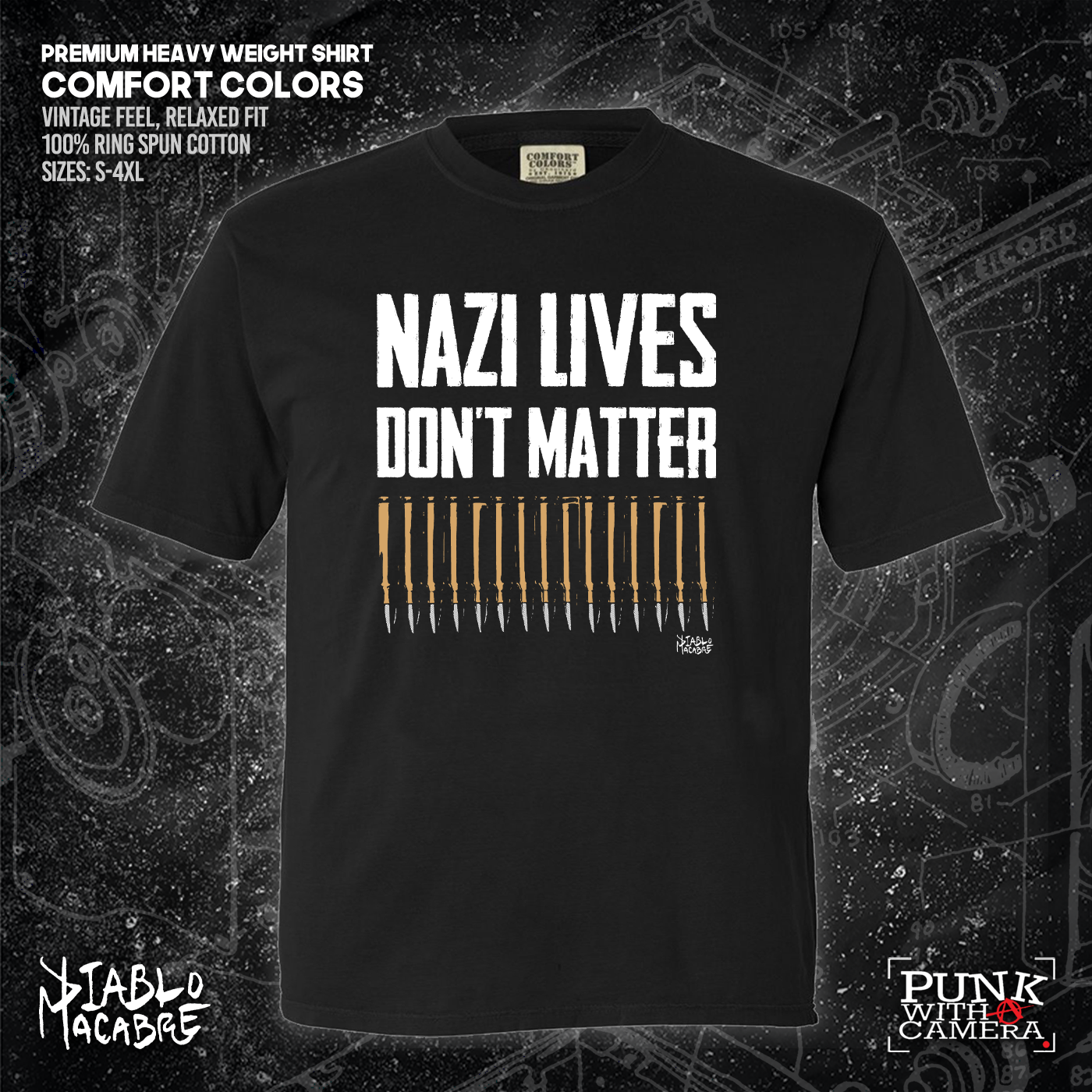 Nazi Lives Don't Matter - Bullets - Diablo Macabre