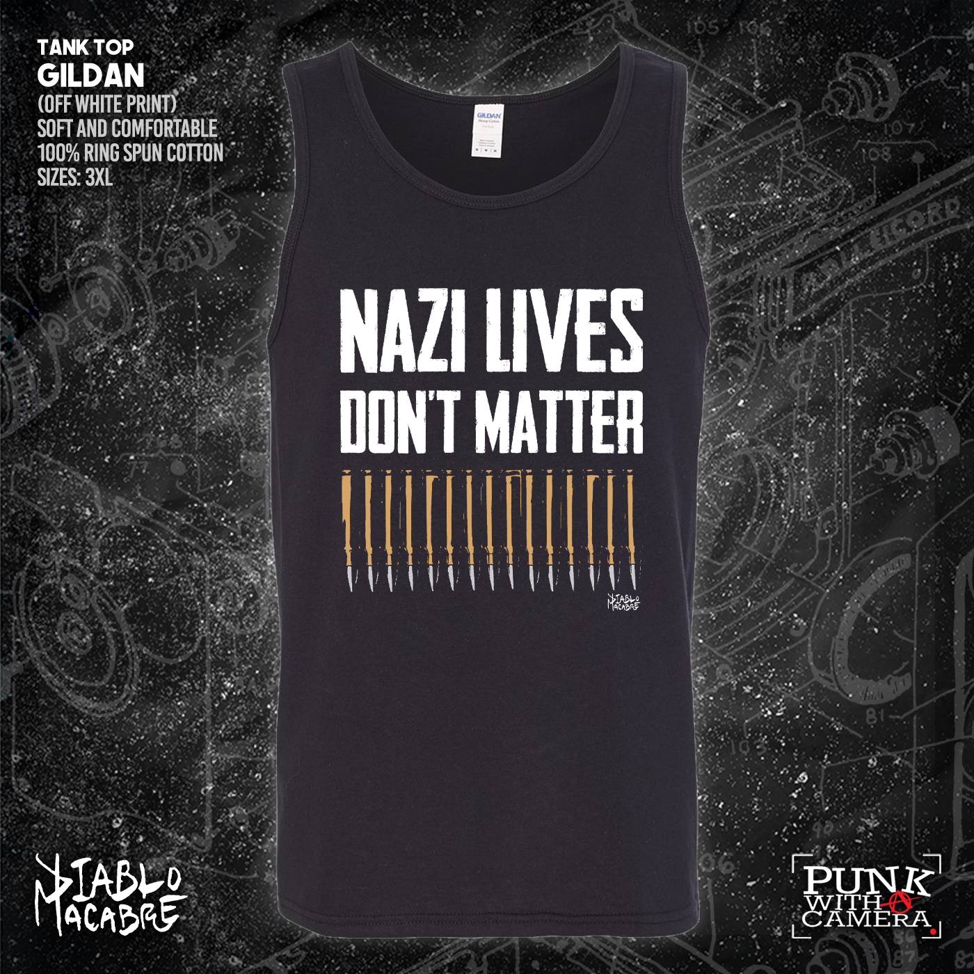 Nazi Lives Don't Matter - Bullets - Diablo Macabre