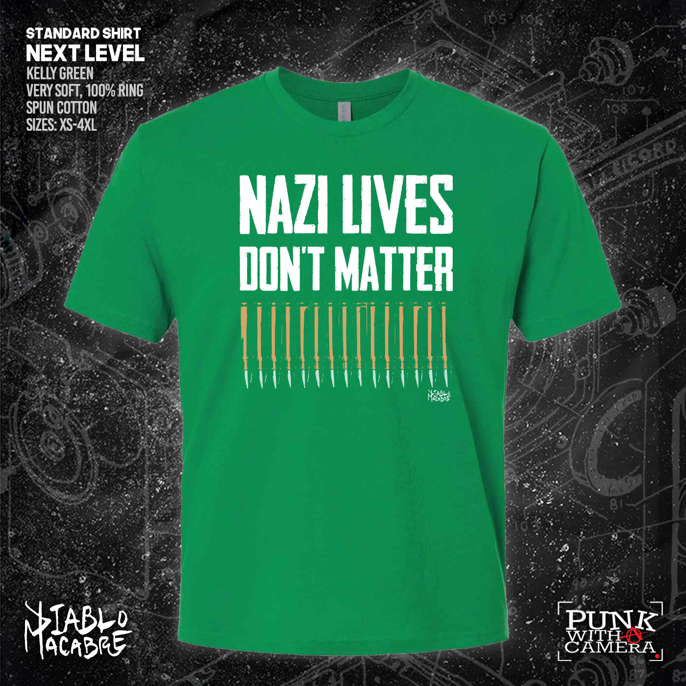 Nazi Lives Don't Matter - Bullets - Diablo Macabre