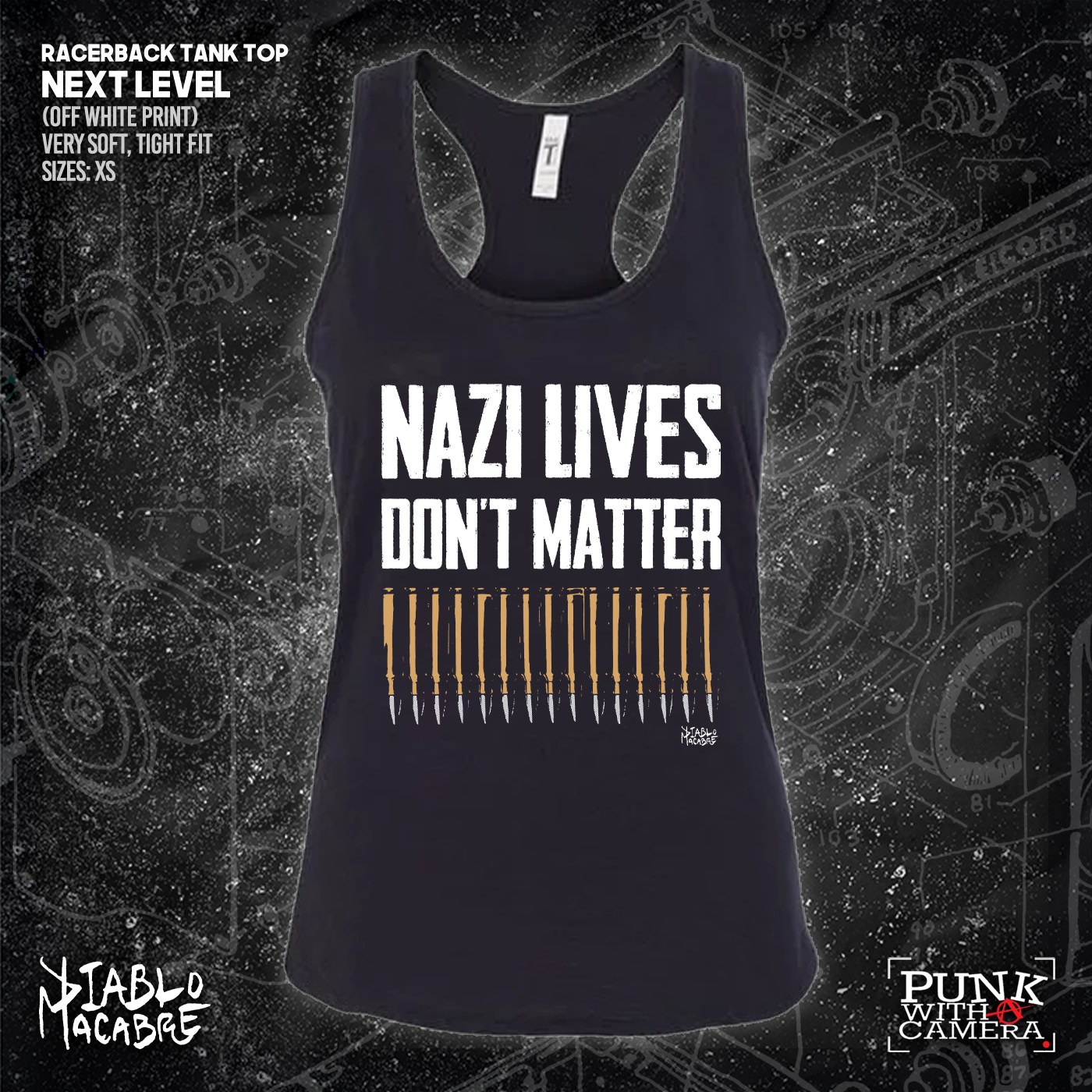 Nazi Lives Don't Matter - Bullets - Diablo Macabre