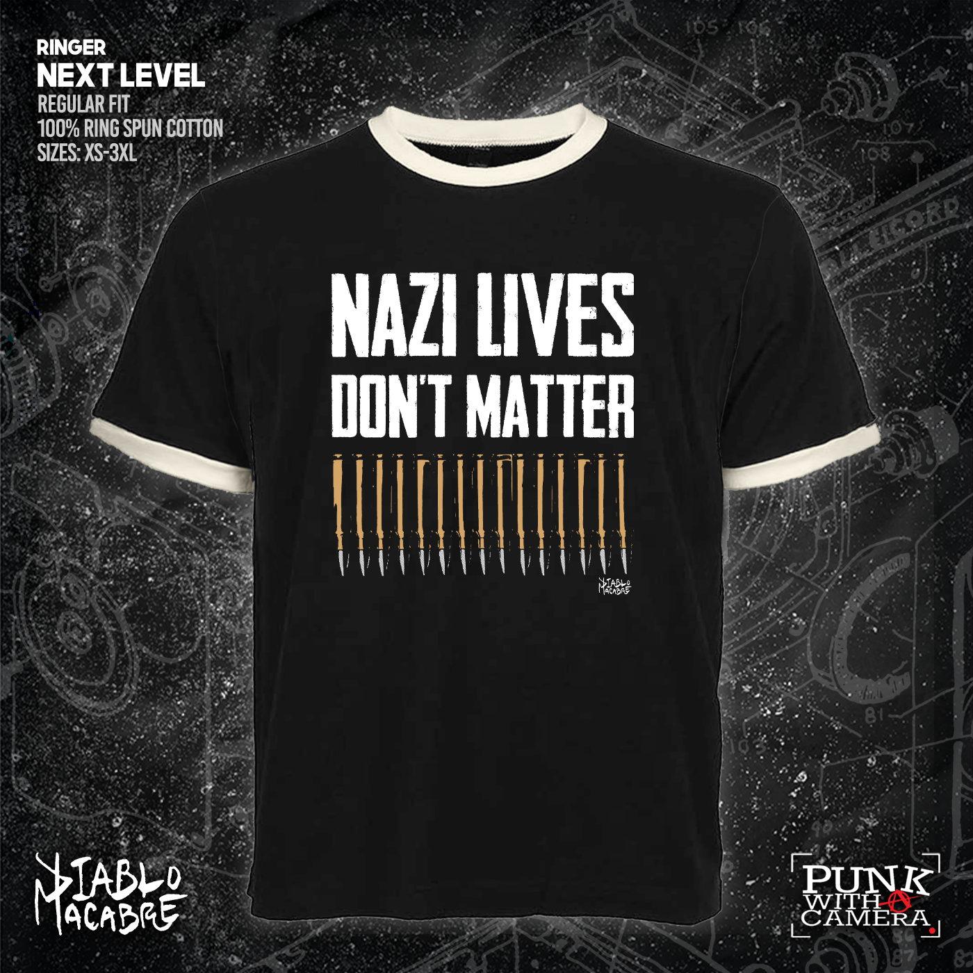 Nazi Lives Don't Matter - Bullets - Diablo Macabre