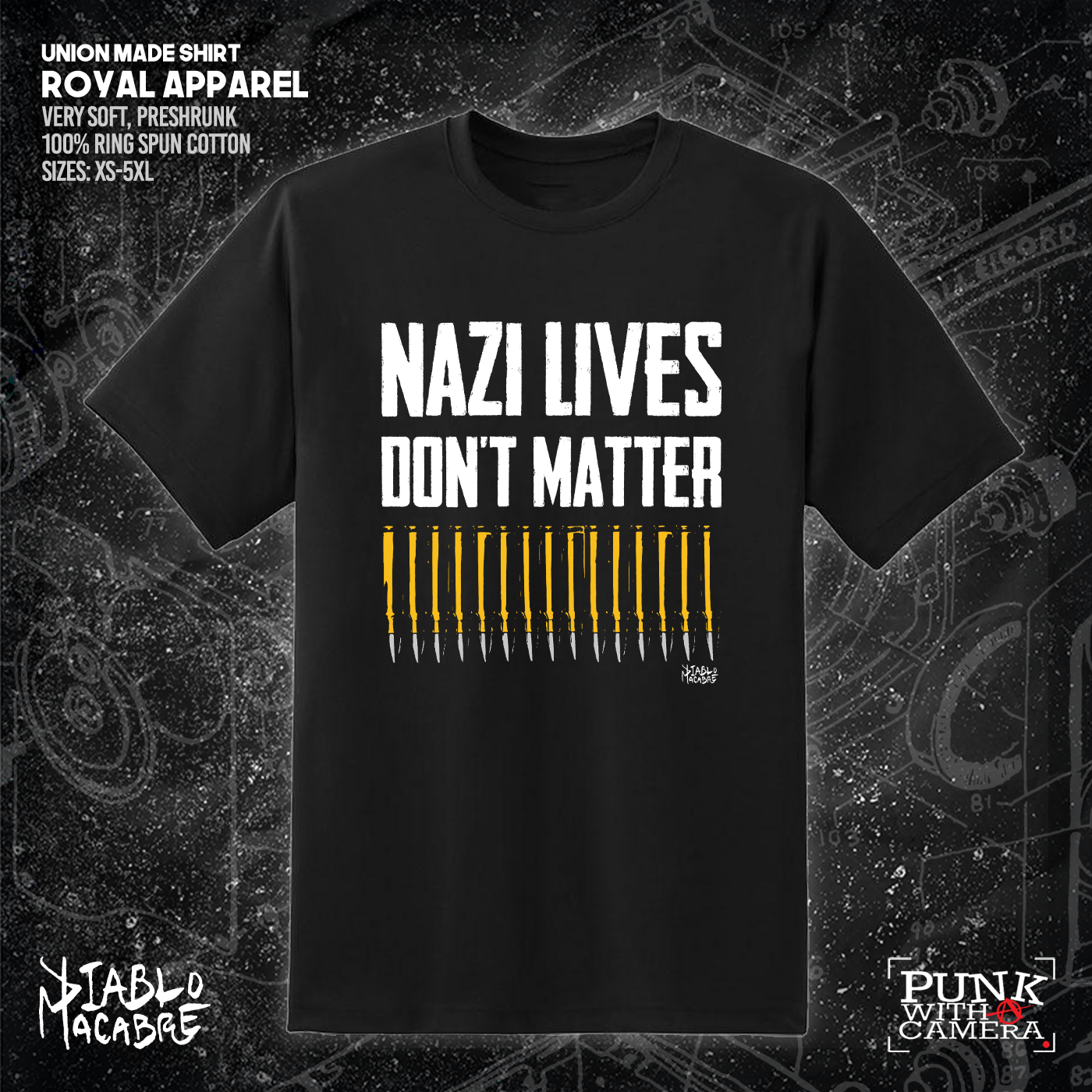 Nazi Lives Don't Matter - Bullets - Diablo Macabre