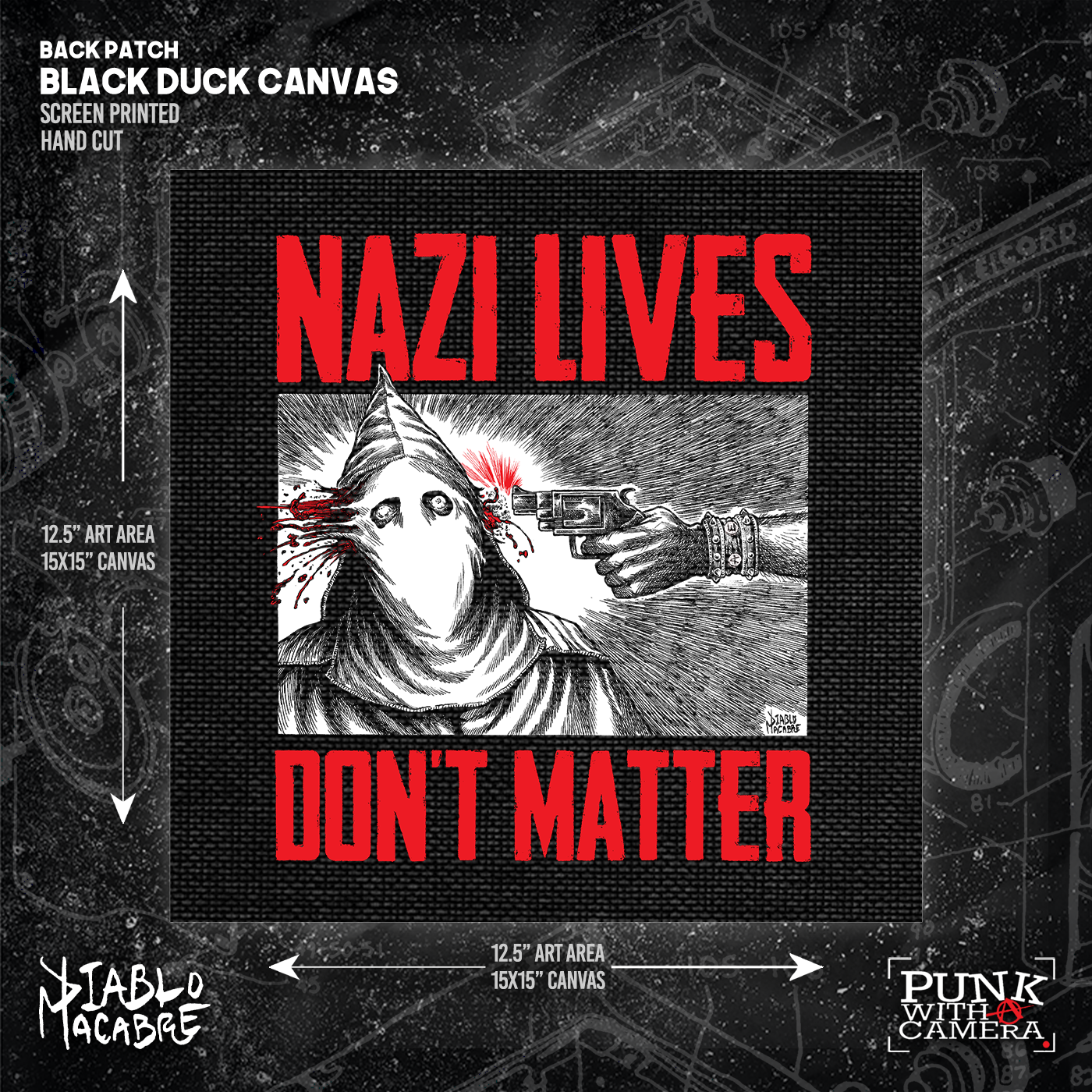 Nazi Lives Don't Matter - Backpatch