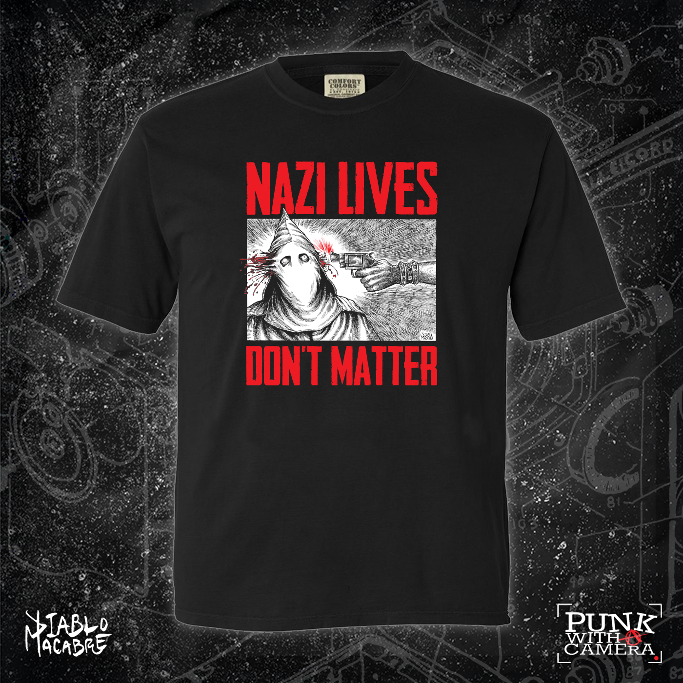 Nazi Lives Don't Matter - Red Two Color Version - Diablo Macabre