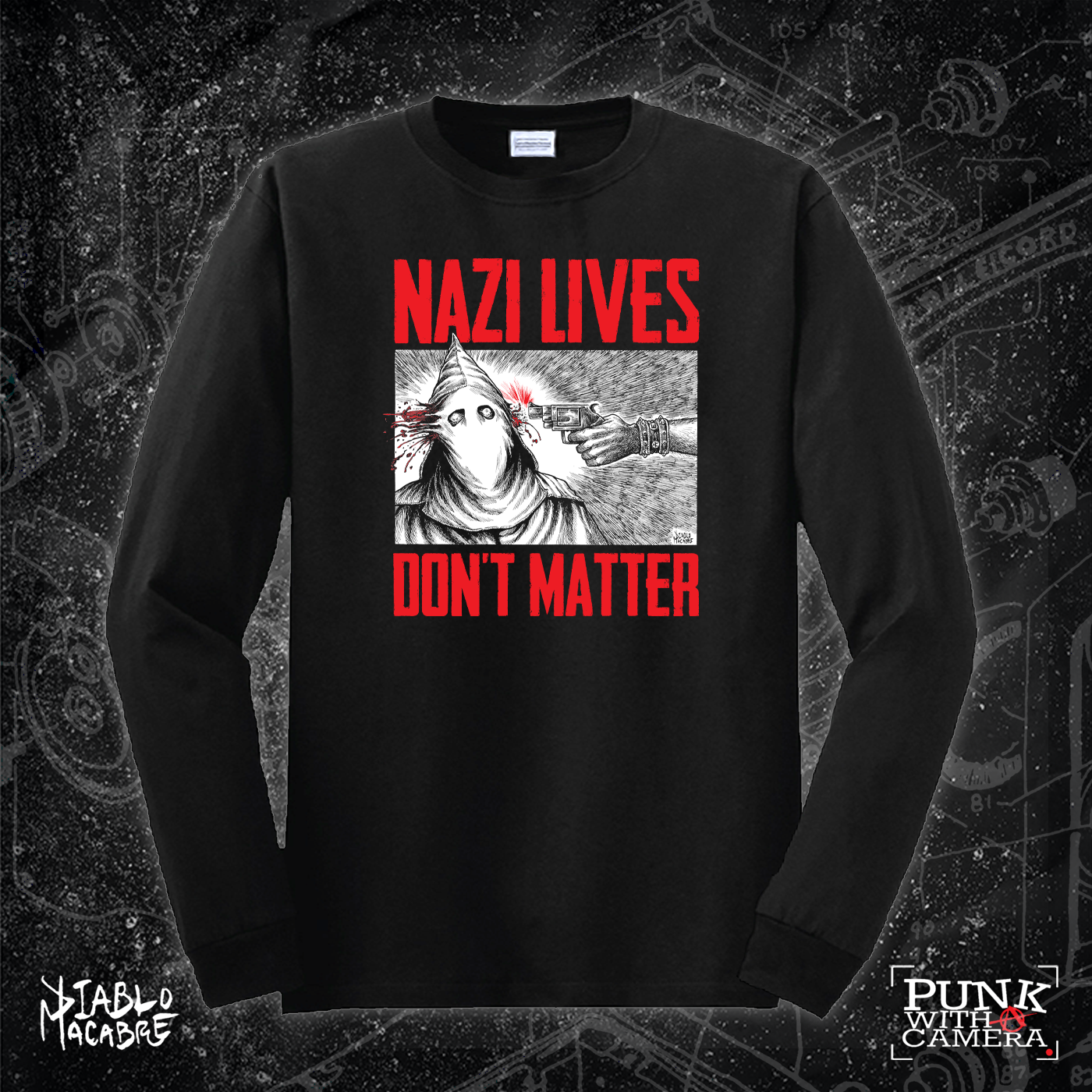 Nazi Lives Don't Matter - Red Two Color Version - Diablo Macabre