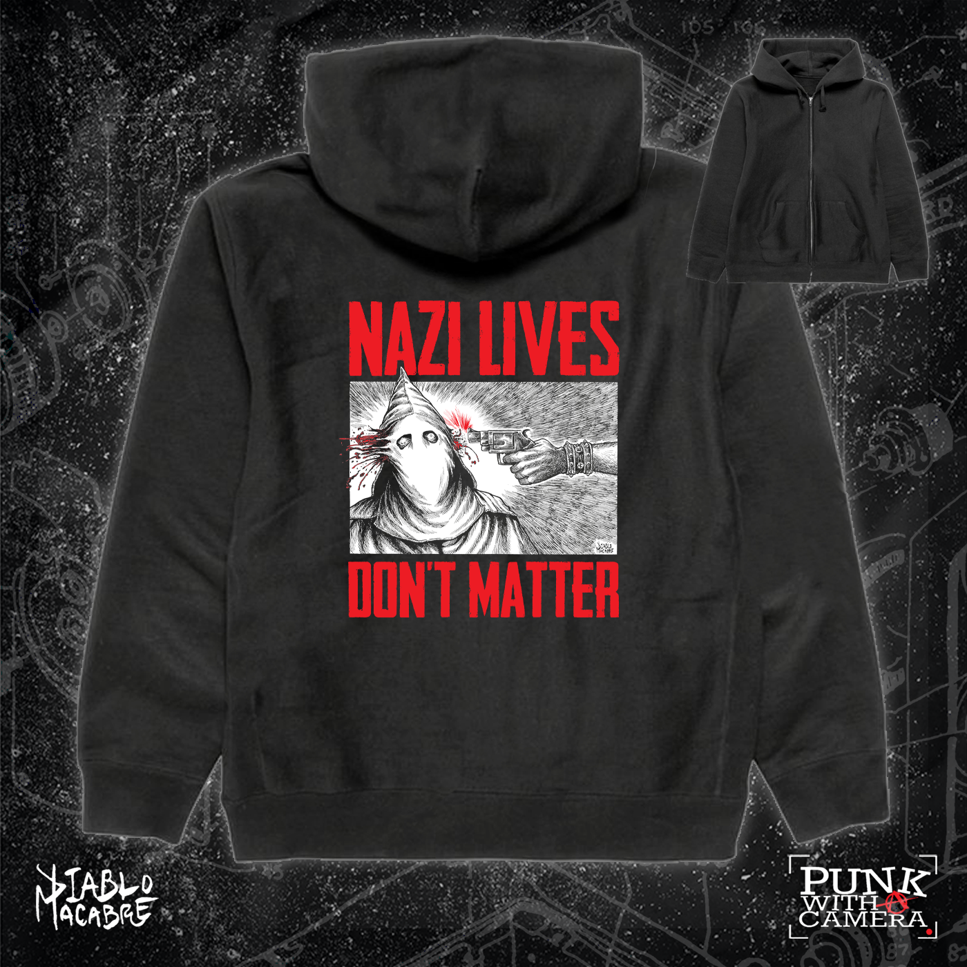 Nazi Lives Don't Matter - Red Two Color Version - Diablo Macabre