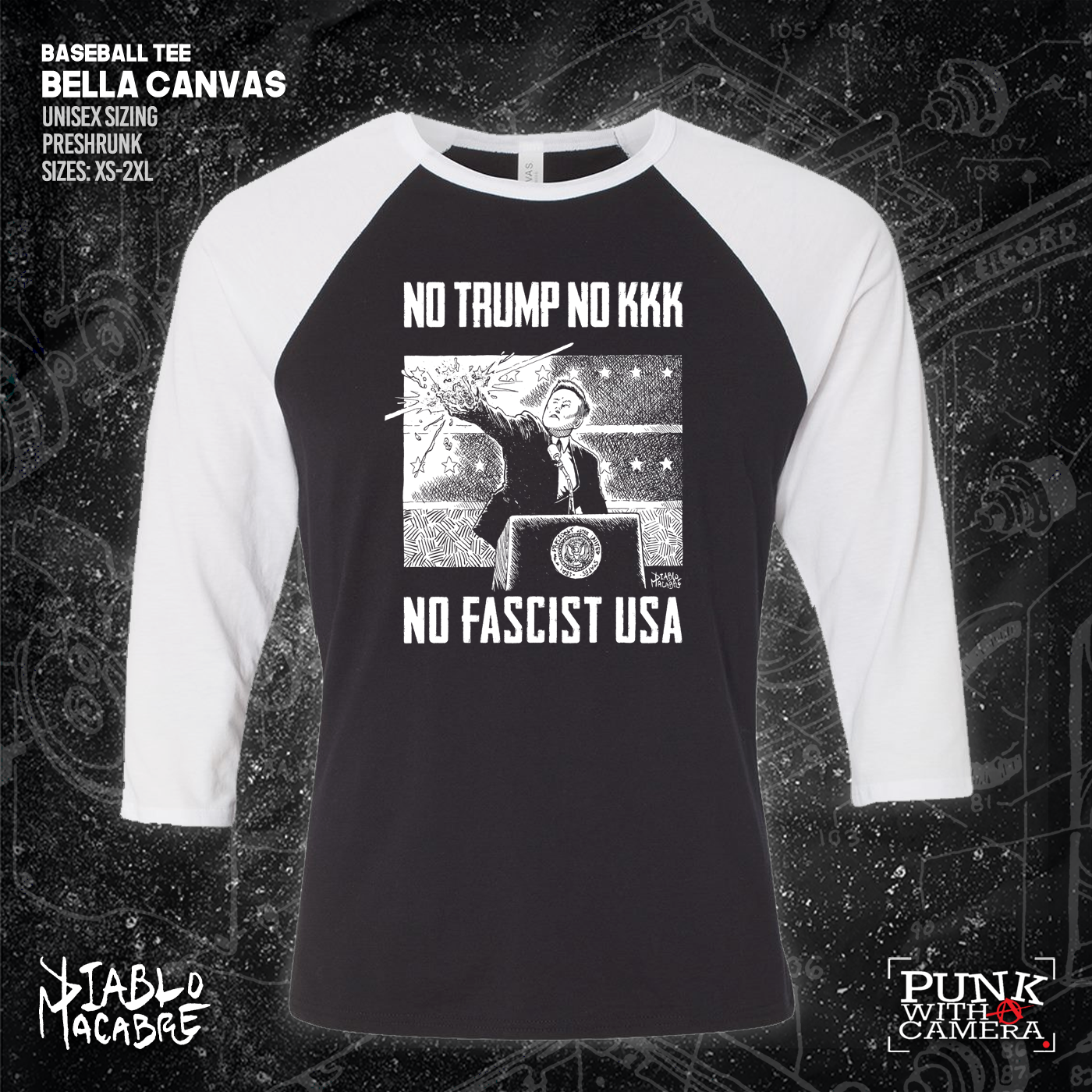 No Trump, No KKK, No Fascist USA - Diablo Macabre