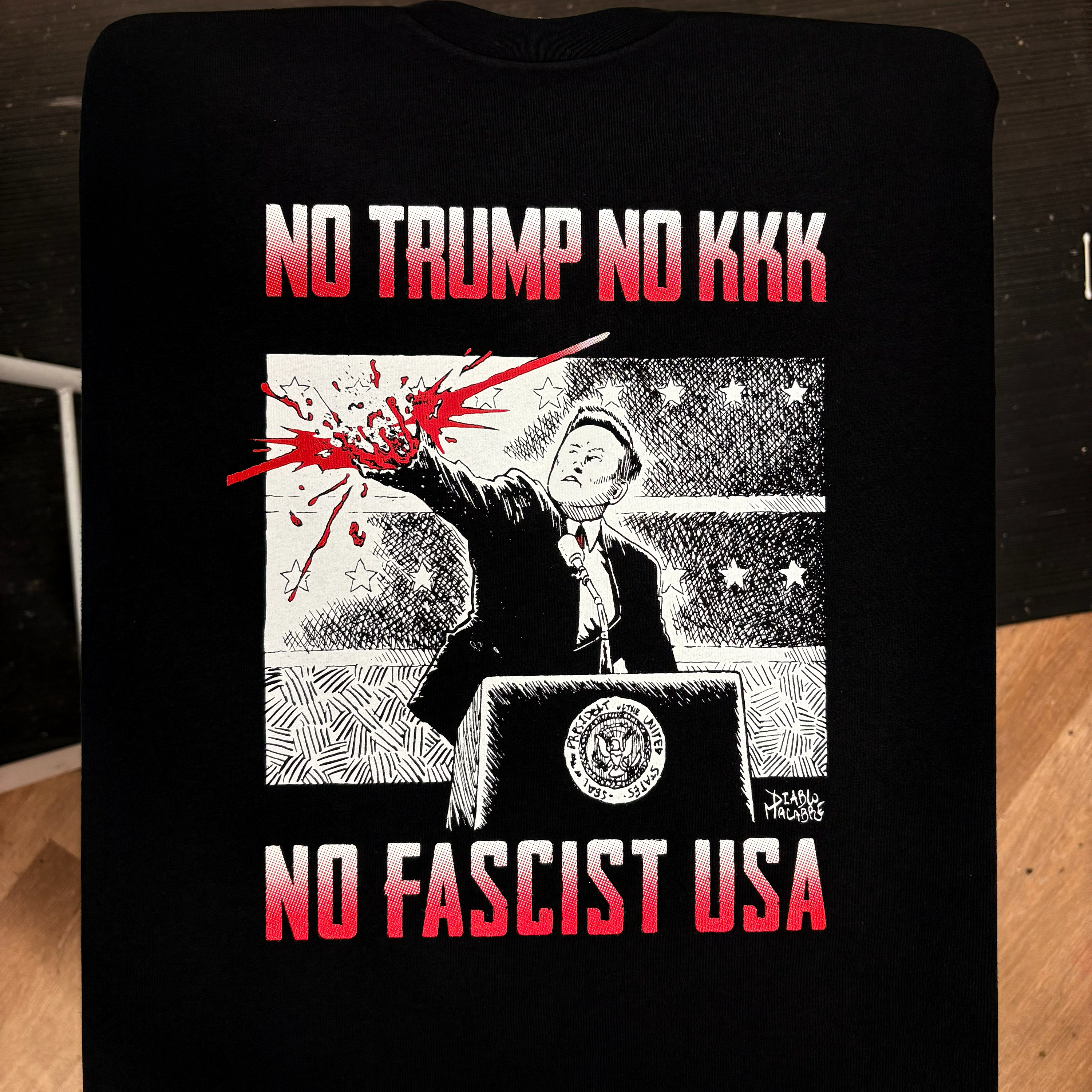 No Trump, No KKK, No Fascist USA - Diablo Macabre