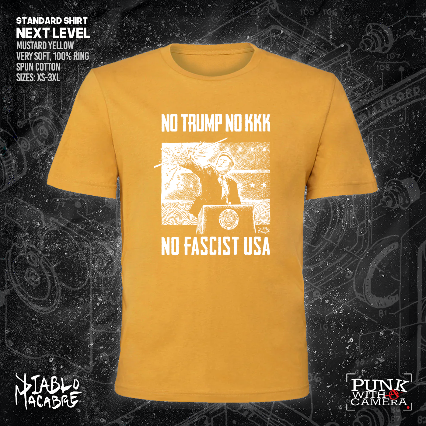 No Trump, No KKK, No Fascist USA - Diablo Macabre
