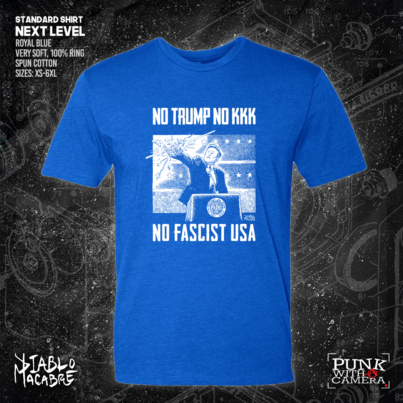 No Trump, No KKK, No Fascist USA - Diablo Macabre