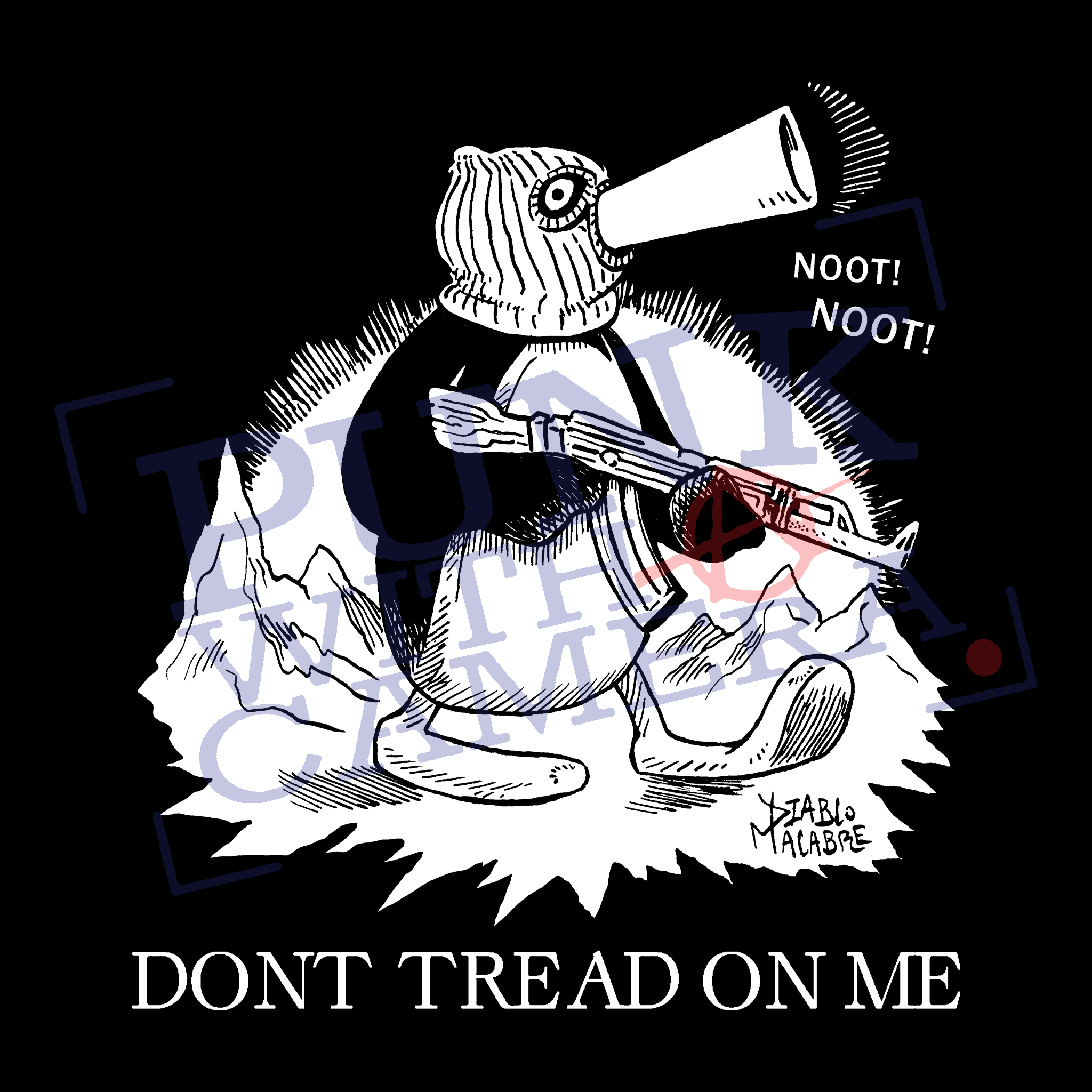 Noot Noot Don't Tread On Me - Sticker (3X3)