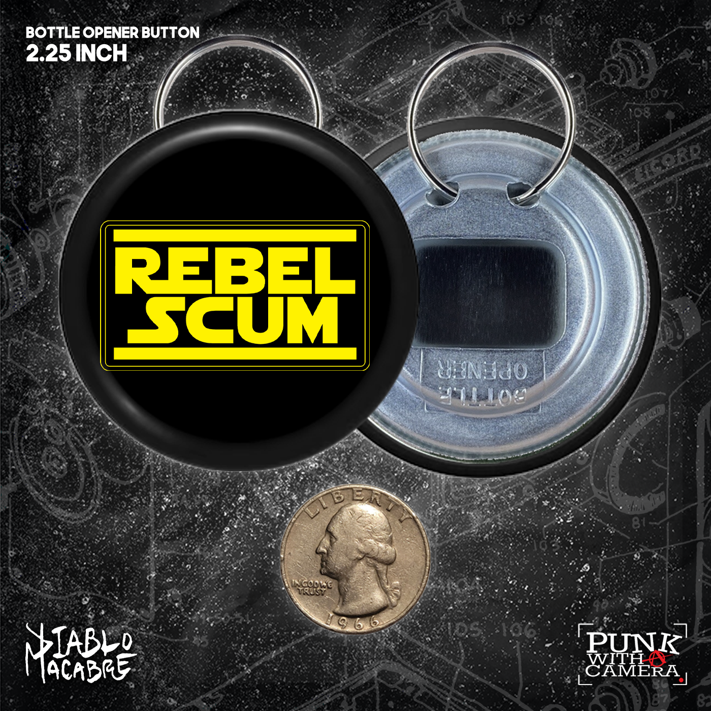 Rebel Scum - Buttons (1, 1.25, 1.5, & 2.25 Inch)