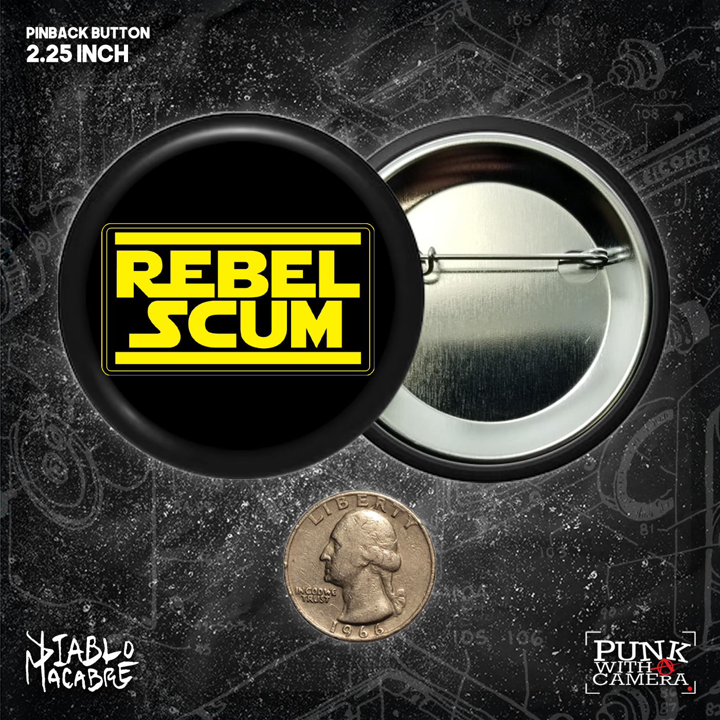 Rebel Scum - Buttons (1, 1.25, 1.5, & 2.25 Inch)