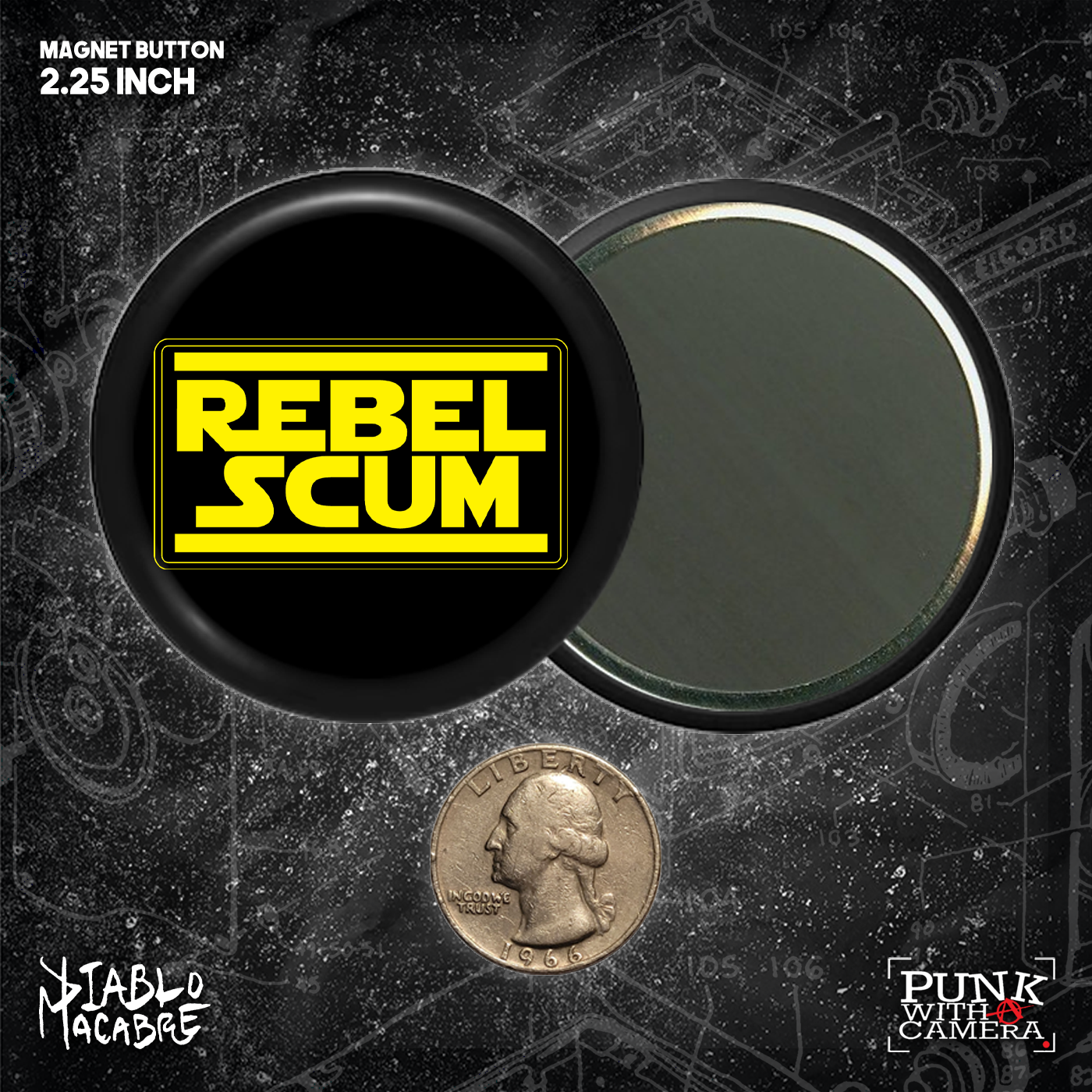 Rebel Scum - Buttons (1, 1.25, 1.5, & 2.25 Inch)