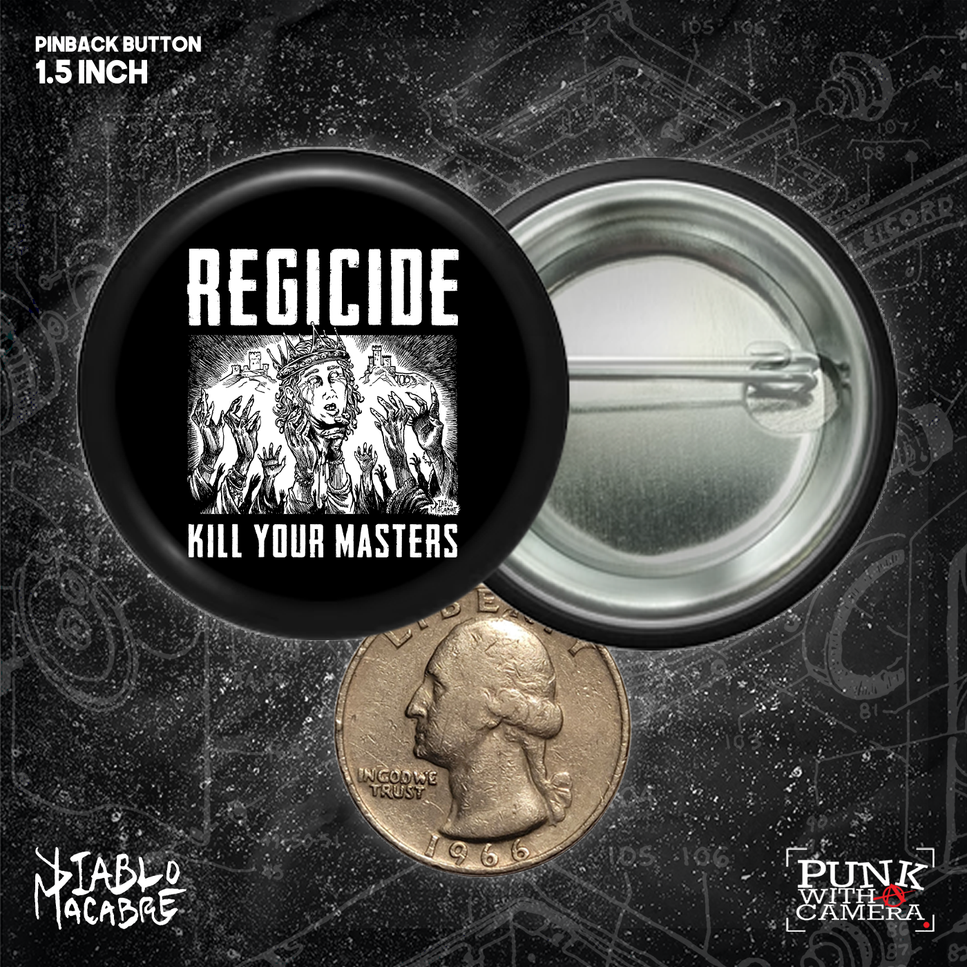 Regicide - Button (1.5 & 2.25 Inch)