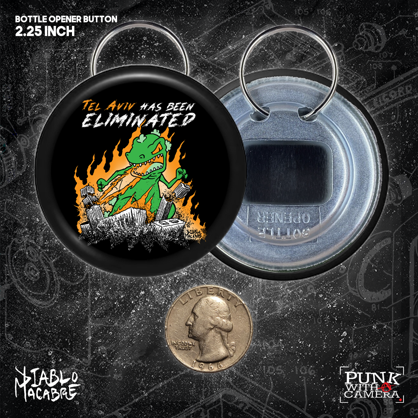 Tel Aviv has been Eliminated - Button (1.5 & 2.25 Inch)