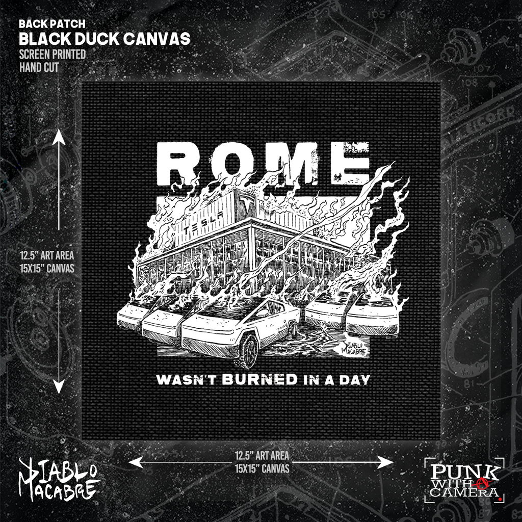 Rome Wasn't Burned In A Day - Backpatch