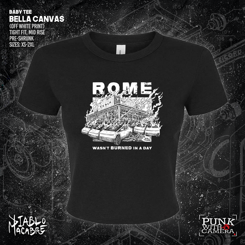 Rome Wasn't Burnt In A Day - Two Color Version - Diablo Macabre