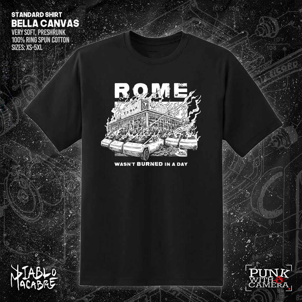 Rome Wasn't Burnt In A Day - Two Color Version - Diablo Macabre