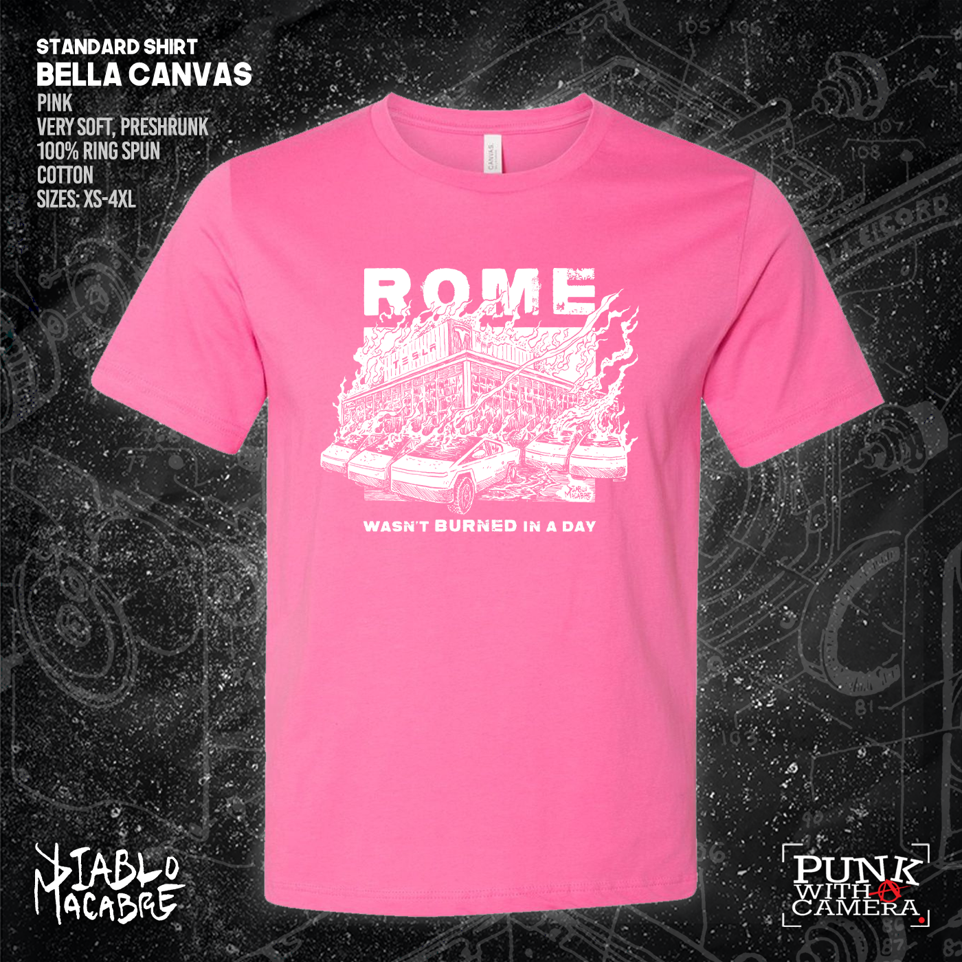 Rome Wasn't Burnt In A Day - Two Color Version - Diablo Macabre
